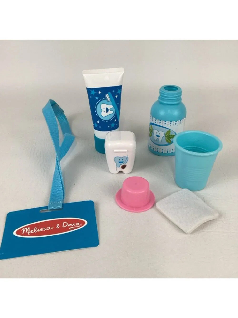 Melissa & Doug Super Smile Dentist Play Set Pretend Teeth Oral Doctor Kit Toy